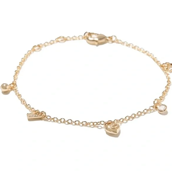 Coach dainty Gold Charm Bracelet - Picture 2 of 4
